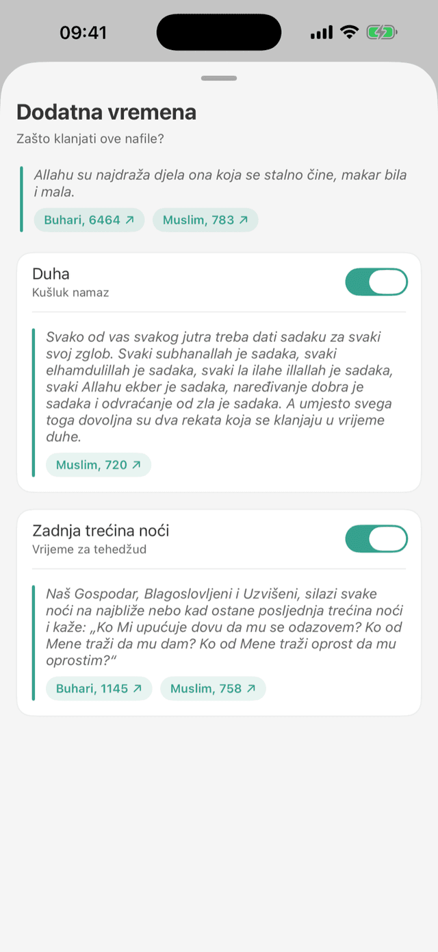 Duha i posljednja trećina noći