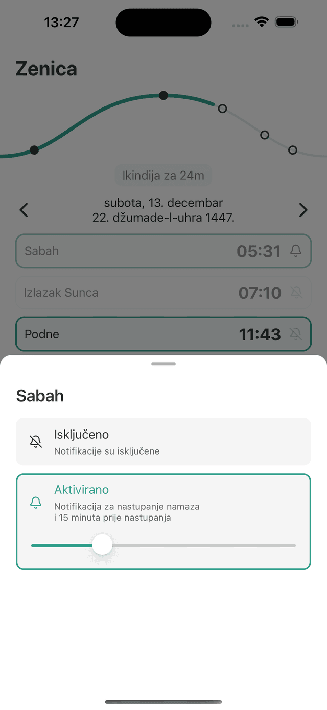 Sistem obavijesti