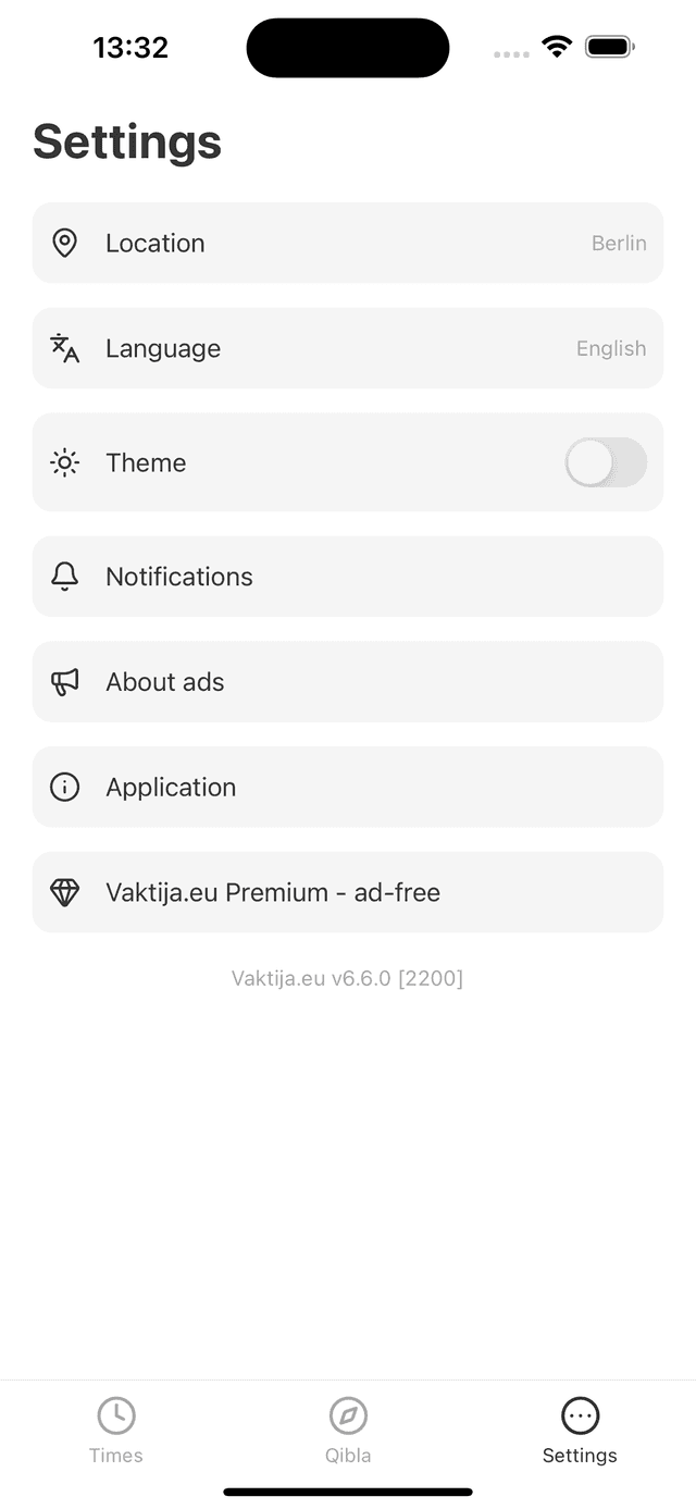 Simple Settings