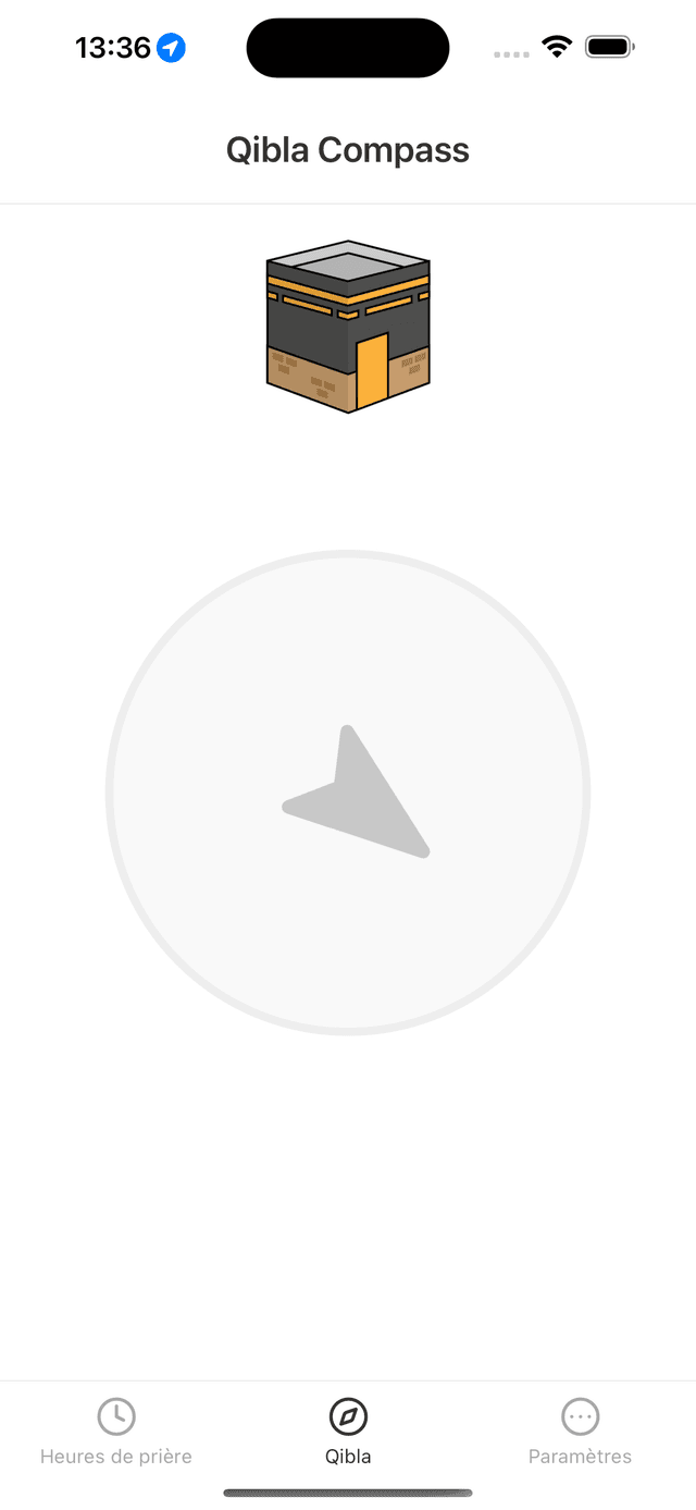 Recherche facile de la Qibla