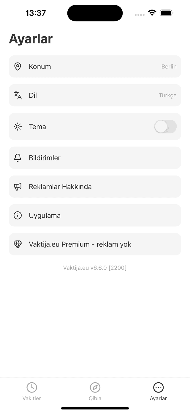 Basit Ayarlar
